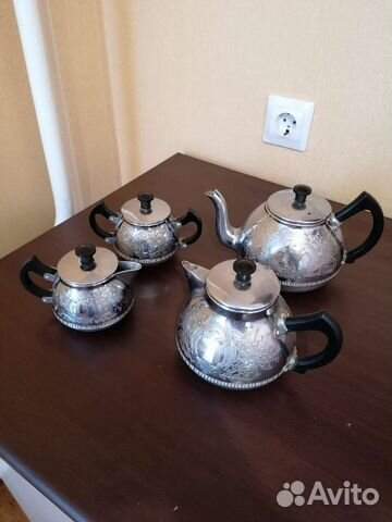 Сервиз винтаж ссср, алюминий