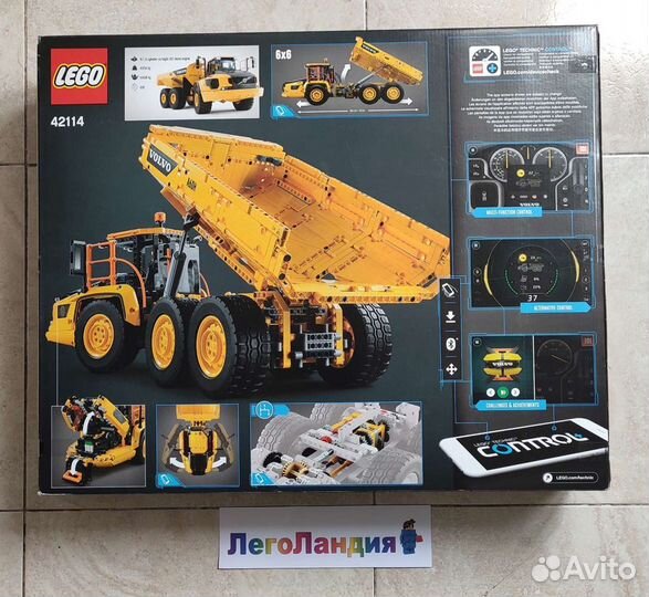 Lego Technic Самосвал Volvo 6х6 42114