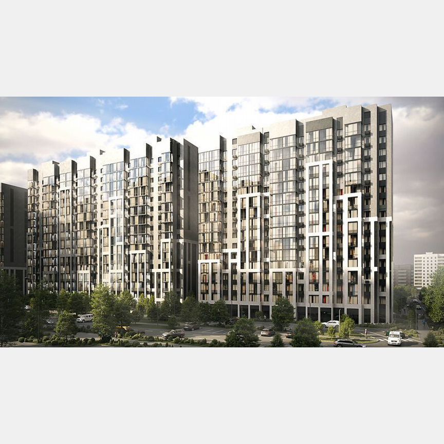 1-к. квартира, 42 м², 9/15 эт.
