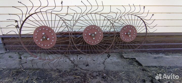 Грабли ворошилка с адаптером бу