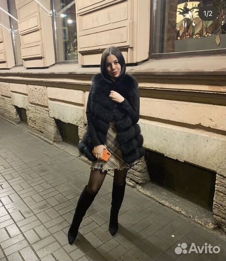 Меховой жилет