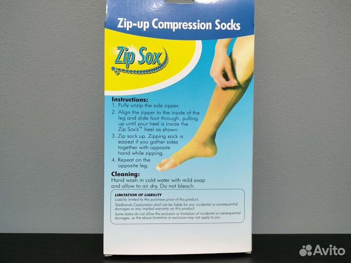 Компрессионные гольфы на молнии Zip Sox
