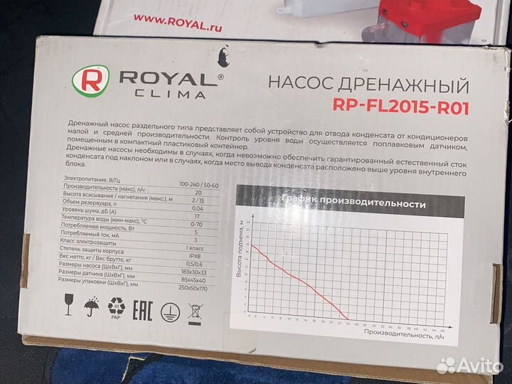 Дренажный насос для кондиционера