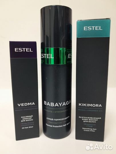 Estel кикимора, ведьма, шампунь, бальзам 1л