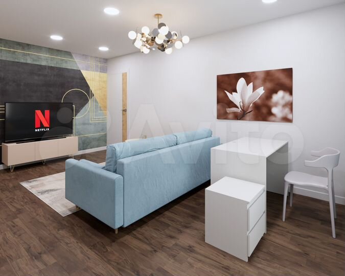 2-к. квартира, 65 м², 13/17 эт.