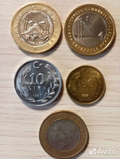Монеты Турции