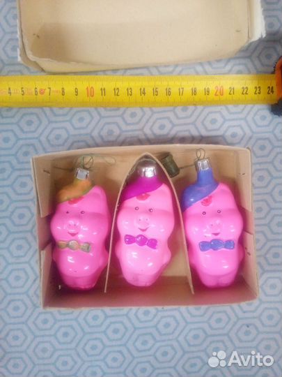 Елочные игрушки СССР