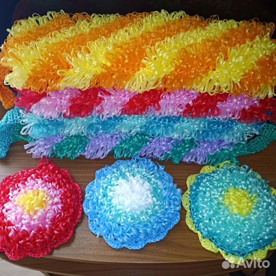 Мочалка ручной работы