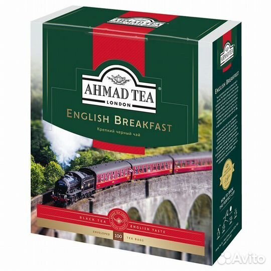 Чай Ahmad English Breakfast 100пакетиков (опт)