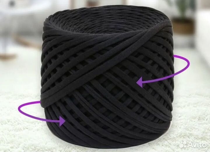 Пряжа трикотажная, новая