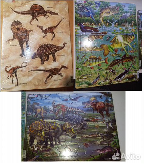 Обучающие пазлы Larsen