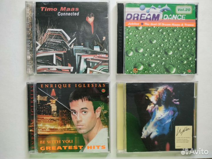 Музыкальные CD диски Транс Техно Электро Рок Поп