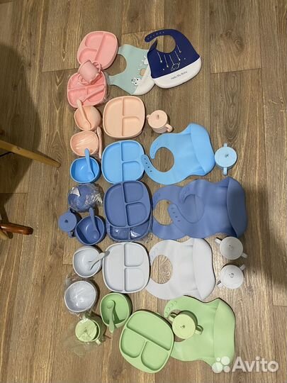 Силиконовая посуда для малышей