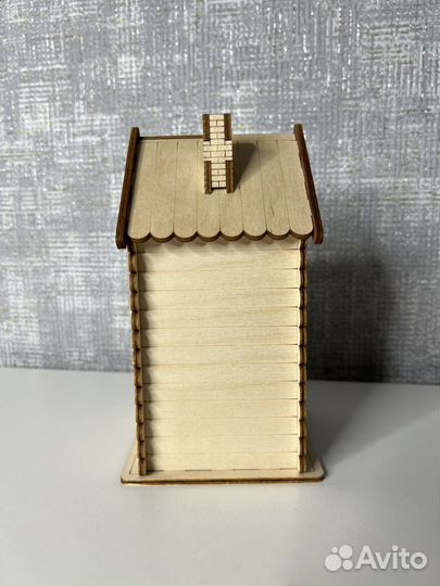 Деревянный домик для чайных пакетиков
