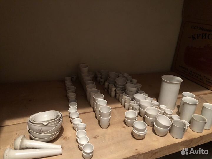 Фарфоровые чашки тигли