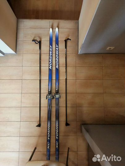 Лыжи беговые Nordway и ботинки лыжные Karjala (41)