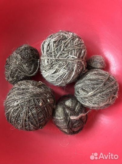 Нитки из собачьего пуха