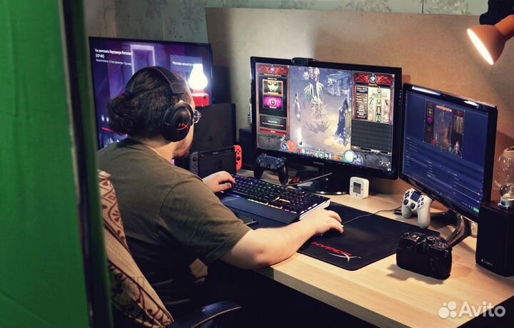 Хромакей - зеленый фон - фотофон