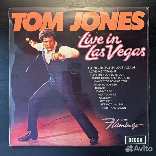Tom Jones – Live In Las Vegas (Англия 1969г.)