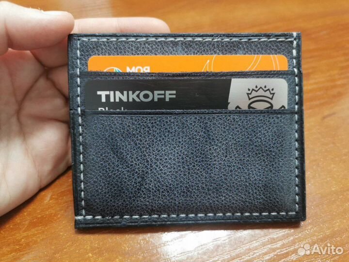 Картхолдер кожаный