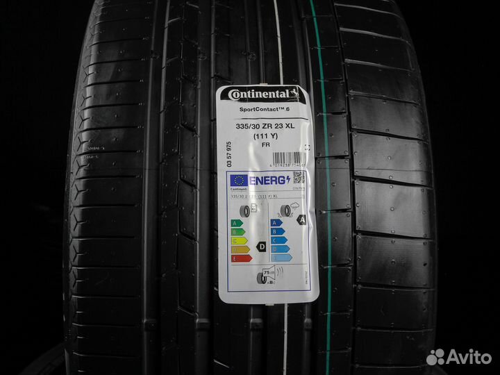 Continental SportContact 6 335/30 R23 и 295/35 R23 105Y