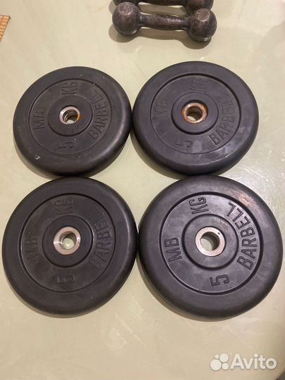 Спортивные блины Barbell для гантелей, штанги