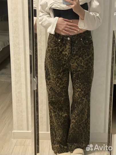 Новые летпардовые джинсы