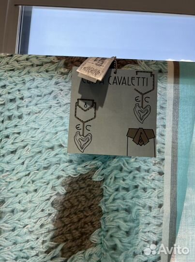 Elisa Cavaletti дизайнерский новый палантин