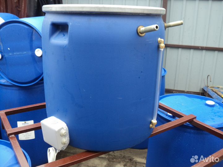 Бак - бочка для душа с подогревом