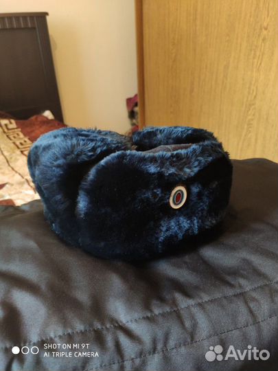 Мужская шапка зимняя к форме полиции