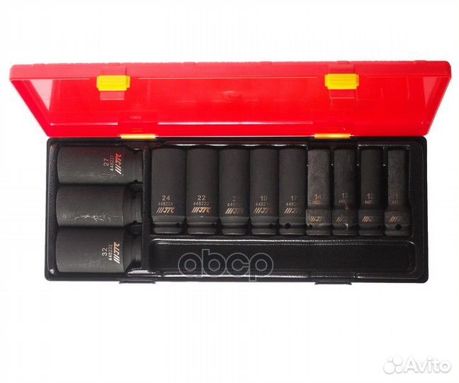 Набор головок торцевых глубоких ударных 6-гранных