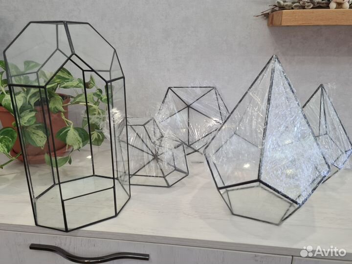 Геометрические формы для флорариумов и моссариумов