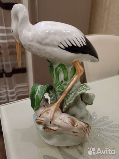 Статуэтка Цапля на болоте