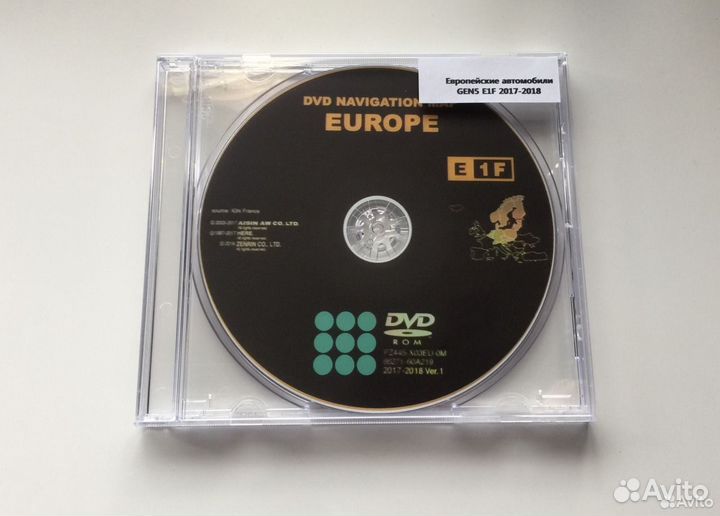 Диск навигации Toyota Lexus Gen5 E1F 2017-2018