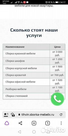 Сборщик мебели