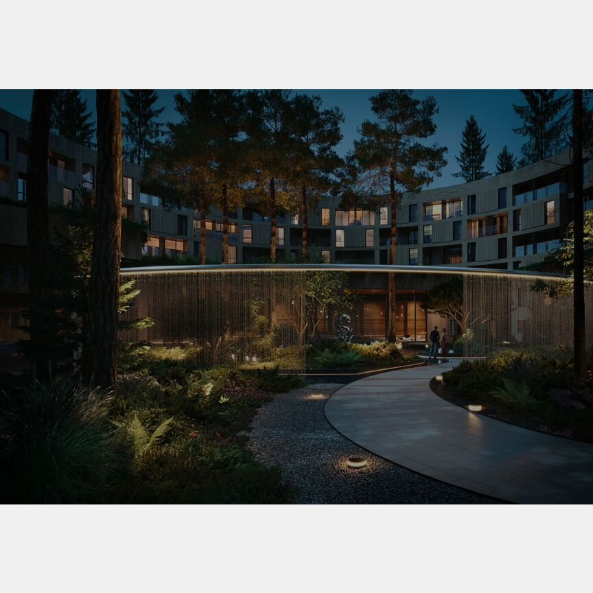 1-к. апартаменты, 43,2 м², 3/6 эт.