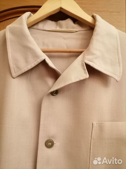 Винтажный муж. пиджак льняной послевоенный40-50г.г