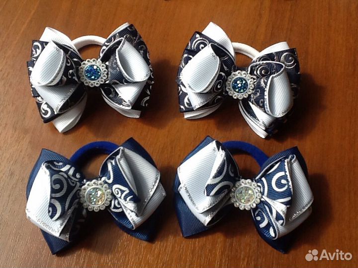Школьные бантики ручной работы