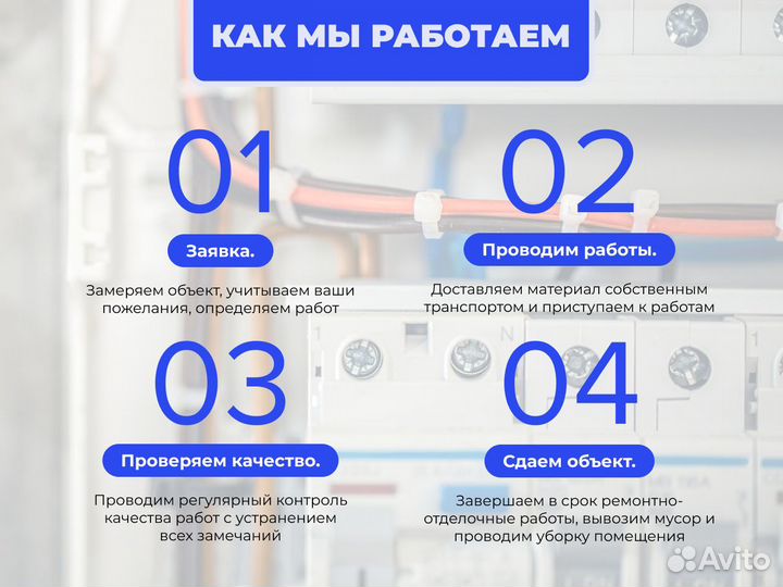 Электромонтажные работы / Услуги электрика