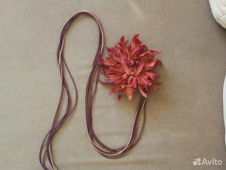 Ремень пояс женский цветок