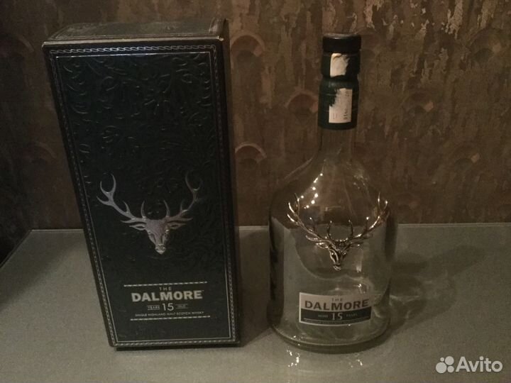 Бутылка и короб от виски Glenlivet 18 years и др