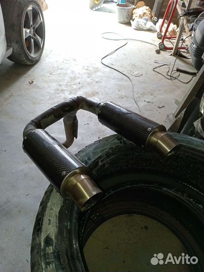 Выхлопная система, прямоток Honda VFR 800 vtec