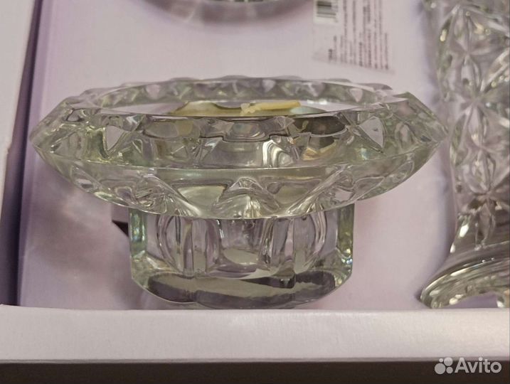 Набор luminarc подсвечники + ваза