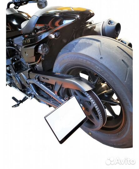Крепление номера на Harley Davidson Sportster S