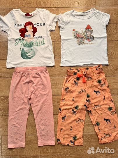 Вещи пакетом для девочки 116