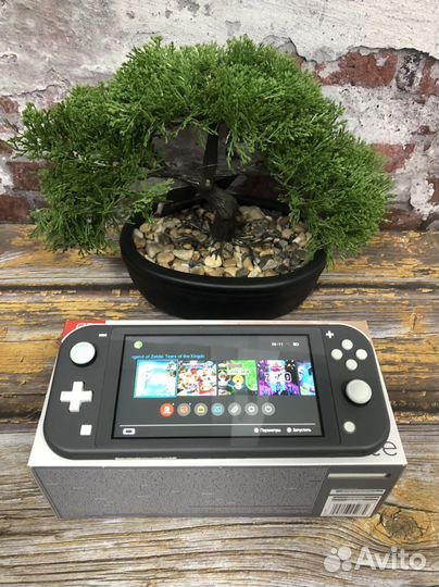Nintendo switch lite прошитая + 22 игры