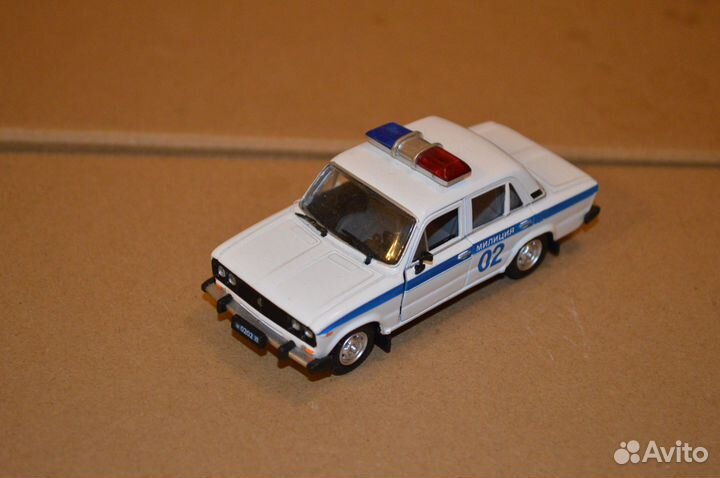 Масштабная модель ваз 2106 милиция