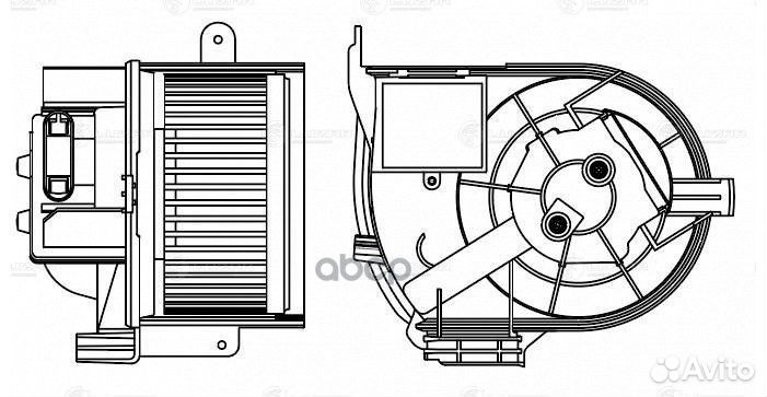 Э/вентилятор отоп. для а/м Renault Kangoo (03)