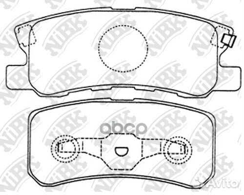 Колод. торм. диск. NiBK PN3450 PN-3450 NiBK
