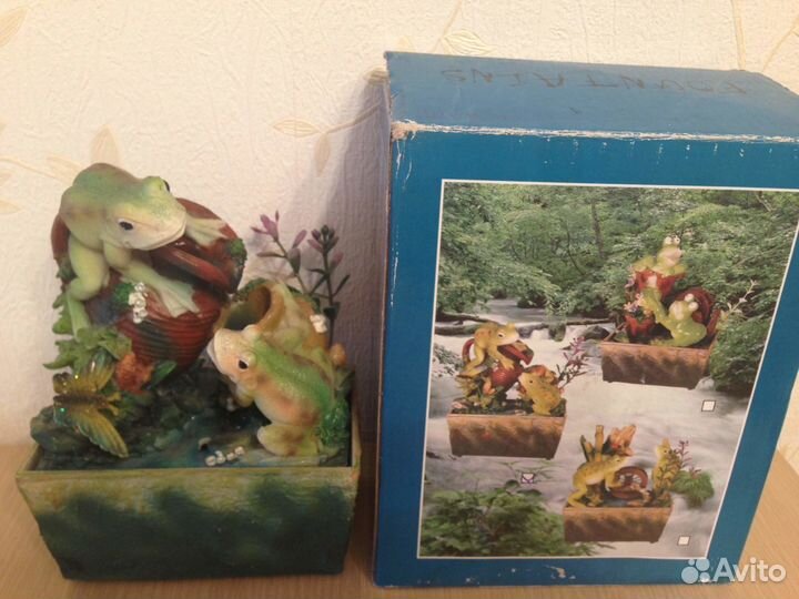 Новый настольный фонтанчик Лягушки